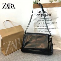 ZARA 자라 락 플랩 숄더 백 여성 있지 유나 가방+사은품 진주핀