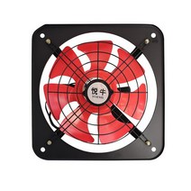 산업용 환풍기 대형 업소용 고압 배기팬 축사 닥트 식당 장치 모터 환기 커버 고압 강력, 영국, 12인치