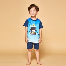 배트맨 남아 로딩 5부상하세트NY 06731 아동반팔상하복