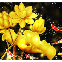 재물운 돈이 들어오는 목재 직소퍼즐 연꽃 그림 diy 성인 감압 스트레스 해소 장난감 300 500 1000조각, (03), 500피스