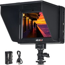 VILTROX DC-70 II 7인치 카메라 비디오 모니터 4K 카메라 필드 모니터 키트 HDMI AV 입력/출력 포함 캐, 02 DC-56 5.5' touchscreen