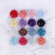 짱패브릭 10개) 5mm 2구 미니단추 16color 인형단추, 16 피치