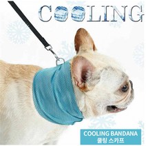 XM 애견 쿨링 스카프 반다나 목줄 목걸이 개 강아지 고양이 반려견 반려동물, 1개, XM136_S_블루