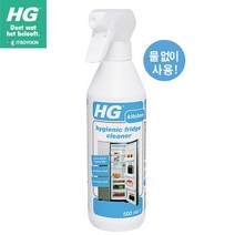 HG세제 냉장고클리너500ml 스프레이형 주방세제 물없이 청소가능 세정제 냉장고냄새제거 간편한청소, 냉장고클리너 500ml;