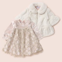 압소바 [압소바]끌로드레스&츄츄FUR코트 AX725411 골드