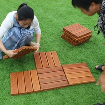 평상제작 오두막 조립평상 야장 테이블 조립식 편상, 묵직한 개미나무 30cmx30cm 1㎡