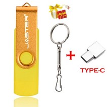 짱구usb 샌디스크usb JESTER 3 in 1 OTG 플래시 드라이브 64GB 32G Black Pendrives 16GB USB 2.0 8GB 외장형 스토리지 4GB type, 03 yellow_01 4GB