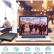 CDDVD플레이어외부 광학 드라이브 USB 3.0 휴대용 CD DVD +/ RW 노트북 플레이어 포트 TF/SD 카드 슬롯이, 한개옵션0