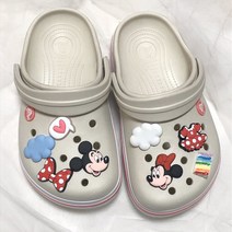 CHU 미키 미니 8PCS 슬리퍼 악세사리 파츠 꾸미기 세트