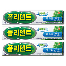 폴리덴트 의치 부착재 크림 무향 약국용 틀니용품