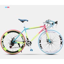 [포레버] 입문용 사이클 26인치 24단 60칼 24단 11종 색상 남성 학생용 로드자전거 [국내착불배송&헬멧증정], 색상10