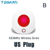 사이렌 10 11 무선 433 스트로브 알람 혼 110 라이트, sn10-us-1pcs