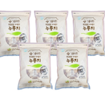 구가네식품 황금햅쌀 가마솥맛 누룽지, 1kg, 5개