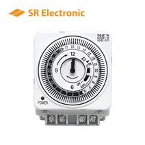 국내산 아날로그 타이머 24시간 MT-2401 1로 3로 4P 5P 단상 삼상 전기 타임 스위치 아날로그 간판 디지털 해바라기 리미트 SR 산전, SR산전 타이머 MT-2401 4P 1로