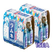 일본 산가리아 라무네 구슬 사이다 200ml 1set (15ea) 축제 관광 이자카야 라멘
