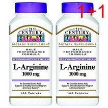 [1+1] 21세기 L아르지닌 1000mg 200개 최대 강도