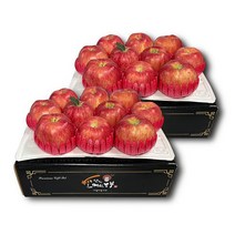 아침이슬사과 선물세트 2.5kg+2.5kg 중과(16-20과)
