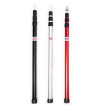 차박 노지캠핑 텐트 고정 폴대 타프 슬라이드, 레드