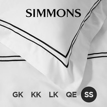 [시몬스] 케노샤 홈. 베네딕트 스티치 80수 새틴 침구세트 SS