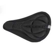 자전거 안장 교체형 쿠션 커버 TPU 메모리폼 자전거용 3D 쿠션, 블루