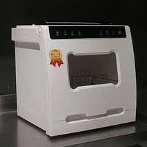 식기세척기 미니식기세척기 가정용식기세척기 식기 세척기 자동 소독 캐비닛 소형 데스크탑 설치- 독립 지능형, [01] White, [02] EU, White+EU, 없음