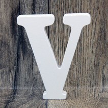 글자시트지도매 1pc Diy 독립형 나무 문자 흰색 알파벳 웨딩 생일 파티 홈 장식 개인 이름 디자인 도매, 22 V_01 8cm