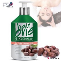 헤어원 6인1 클렌저 호호바오일500ml/염색모발용/USA직수입정품, 없음