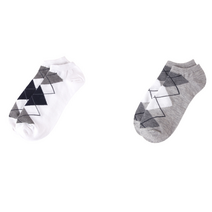 남자 학생 직장인 아가일 무뉘 발목 삭스 양말 5켤레 1세트