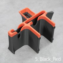 K5 DL3 수직 수납형 콘솔 트레이 콘솔 박스, 5. Black_Red