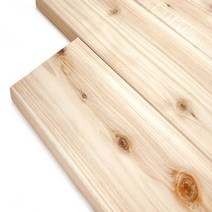 아이베란다 편백나무 원목 목재재단 선반 방부목 목재 나무, 통원목 18x120x390mm, 1개