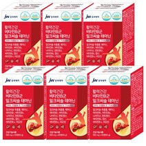 JW중외제약 파워 간건강 밀크씨슬 6BOX, 60정 * 6박스, 60정