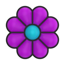 팝소켓 NEW 팝그립 팝아웃 데이지 퍼플 PopOuts Dood, 모델명/품번