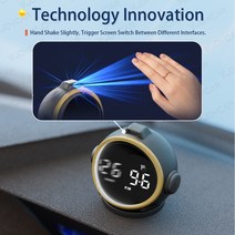 gps측량기 gps스마트 로봇 GPS HUD 자동차 디자이너 장난감 크리스마스 선물 장식 디지털 속도계 시계, 한개옵션0