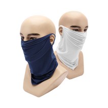 국산 쿨링 멀티스카프 자외선 차단 무봉제 흘러내림방지 귀걸이 목토시, 상품선택, 화이트(스트라이프)