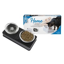간단세척 고양이 펫보울 유리식기 초보집사 밥그릇 펫피더 캣맘 볼, 1개