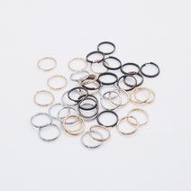 이중 오링 o링 키링만들기 연결고리, 1개, 오알(백색), 15mm