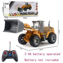 미니 굴삭기 포크레인 기계 소형 농업용 공업용 R엔지니어링 트럭 미니 원격 제어 불도저 혼합 크레인 물, 10 Without battery J