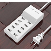 USB 충전기 어댑터 10구 홀 스마트 충전 스테이션 휴대폰 플러그 멀티포트