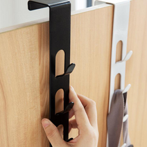 문고리행거 문고리옷걸이 문에거는옷걸이 방문 문짝 문틀, 블랙