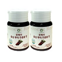 자연이야기 루바브 뿌리 추출물 홍삼 60정 홍삼농축액 비타민 식이섬유 칼슘 백수오추출분말 복분자추출분말, 2통