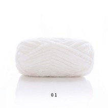 [9월픽]100g / 80M 셔닐 벨벳 원사 뜨개질 양모 두꺼운 따뜻한 크로셰 면화 DIY 핸드 니트 스웨터, 1pc 01