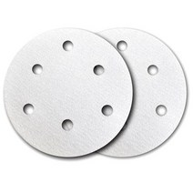 제일연마 디스크샌더페이퍼 5`x6홀400 탈부착형 1권 100장