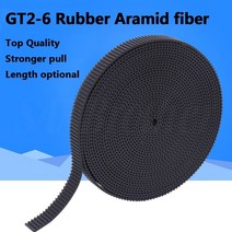5m10m 20m50mlot gt2-6mm 10mm 개방형 타이밍 벨트 gt2 벨트 고무 아라미드 섬유 3d 프린터 길이로 절단 도매, 50미터, gt2-15mm