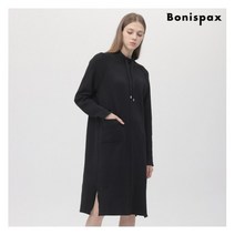 [보니스팍스] 스트링 하이넥 롱 니트 원피스-MF93KO012