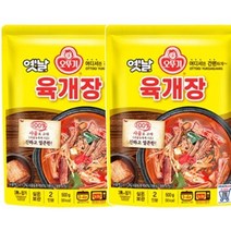 오뚜기 옛날 육개장 500G 간단한 저녁 메뉴 자취요리 아침국 자취생 반찬, 2개