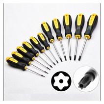 셀프수리 작업용공구 1pc torx t5 t6 t7 t8 t9 t10 t15 t20 t25 t27 t30 스크루 드라이버 구멍 마그네틱 스크루 드라이버 홈 전화 수리 손 도구