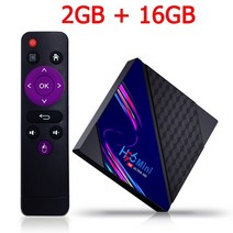 초대형모니터 축구관람 영화 모니터 안드로이드 10.0 tv 박스 2gb ram 16gb 쿼드 코어 스마트 tv 박스 h96 미니 1080p 4k wifi google play, 2g 16g 텔레비젼 상자, 영국 플러그