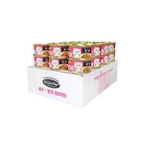 프리미엄 골드 런치캔 새우+참치 80g x24개(set), 단품