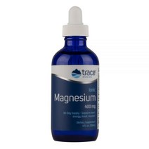 Trace Minerals Research 이온 마그네슘 식이 보조제 400 mg 4 fl oz