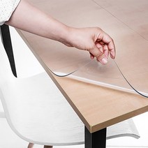 쾌청 가구전용 친환경 투명매트 2mm 3mm, 투명, 01_책상 유리대용_2mm_60 X 140
